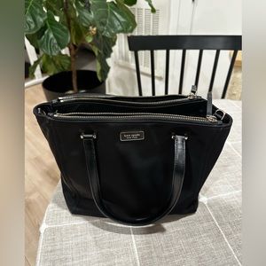 Kate Spade Black Dawn Breezy
Medium Satchel Purse Bag